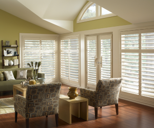 Plantation Shutters for a family room