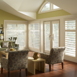 Plantation Shutters for a family room