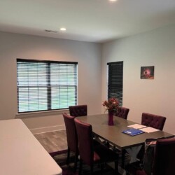 2 inch wood blinds black