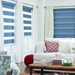 accordian blinds