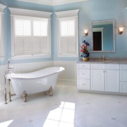 bathroom window treatments