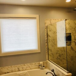 cellular shade bathroom