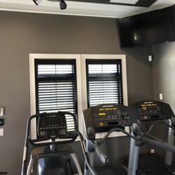 gym window treatment