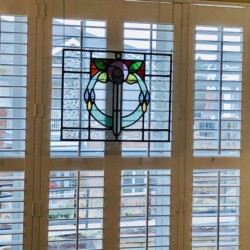 window shutters open